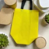 Cotton bags yellow Eco-Friendly Woven Bags