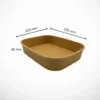 Rectangular Kraft Food Containers
