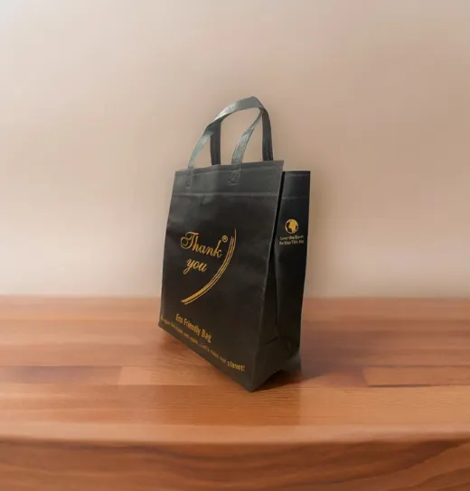 MEDIUM BLACK BAG Eco-Friendly Woven Bags