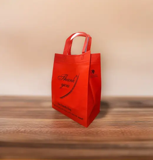 MEDIUM RED BAG Eco-Friendly Woven Bags